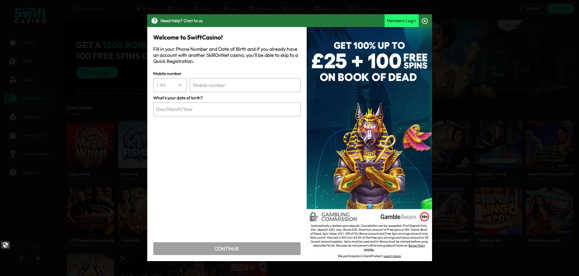 Swift Casino screenshot 5