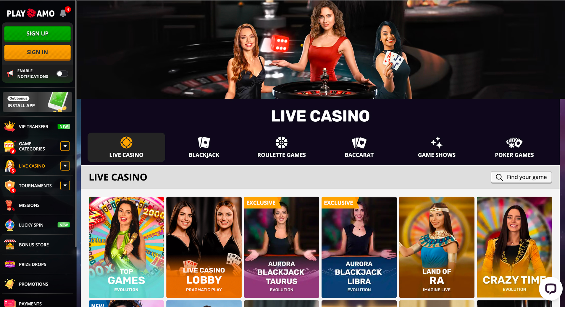 Playamo Casino